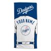 [Personalization Only] OFFICIAL MLB Jersey Personalized Beach Towel - Los Angeles Dodgers