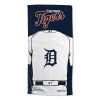 [Personalization Only] OFFICIAL MLB Jersey Personalized Beach Towel - Detroit Tigers